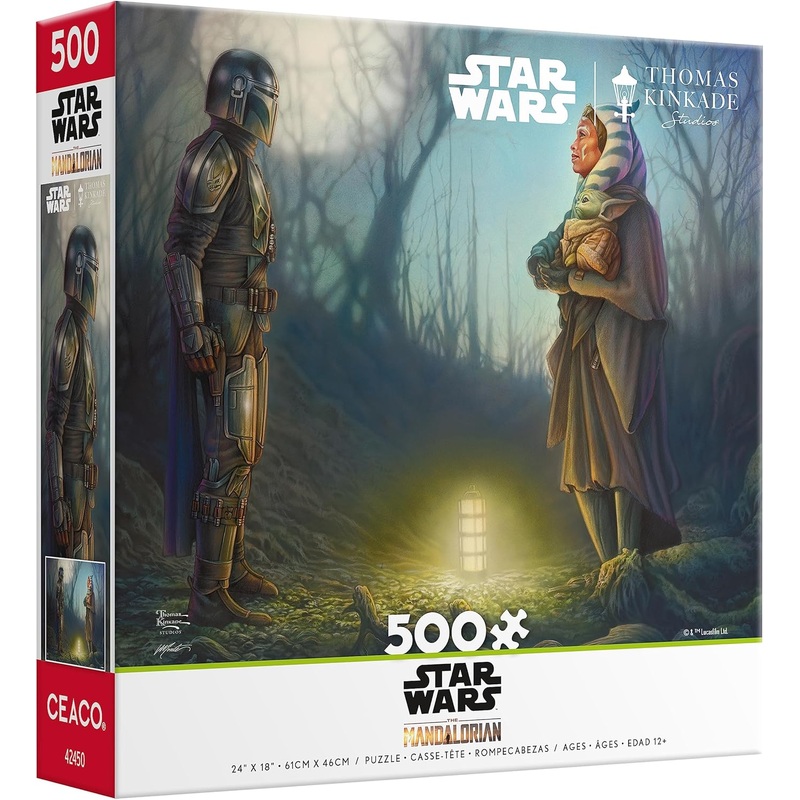 Thomas Kinkade Star Wars: The Mandalorian – Connection – 500 Piece Puzzle