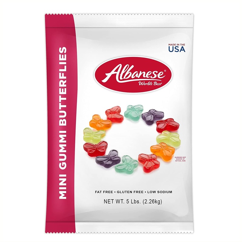 Mini Gummi Butterflies 5 lb. Bag