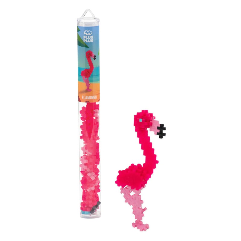 Plus-Plus Tube – Flamingo