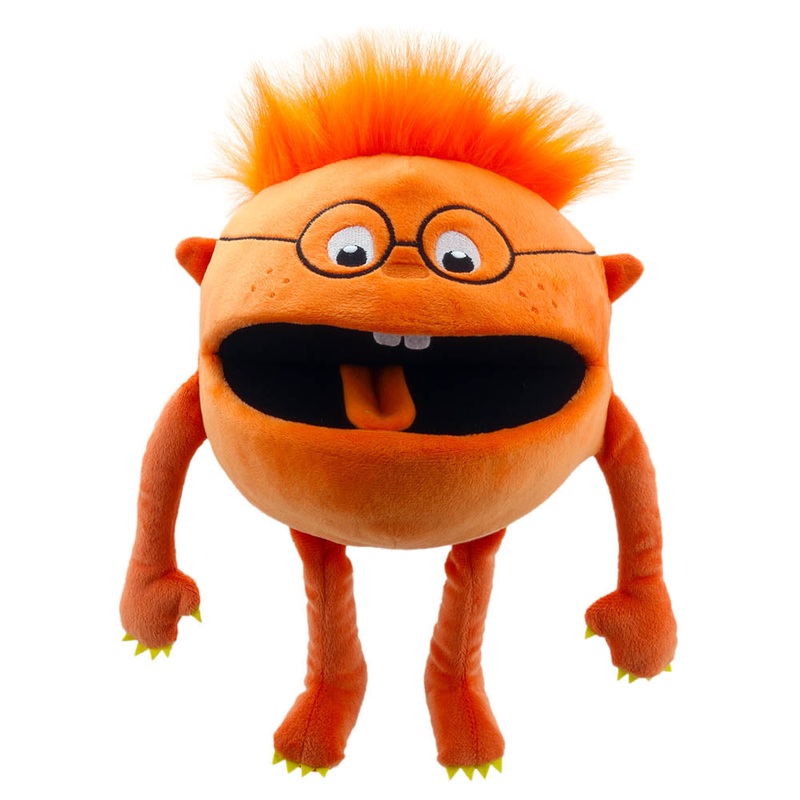 Baby Monsters Puppet – Orange Monster