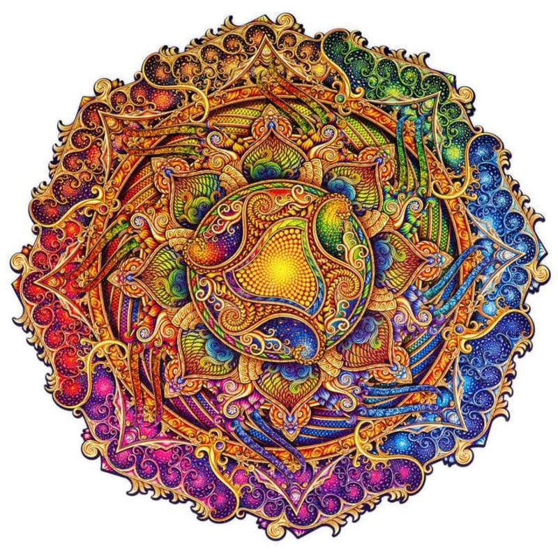 Mandala – Inexhaustible Abundance Wooden Jigsaw Puzzle