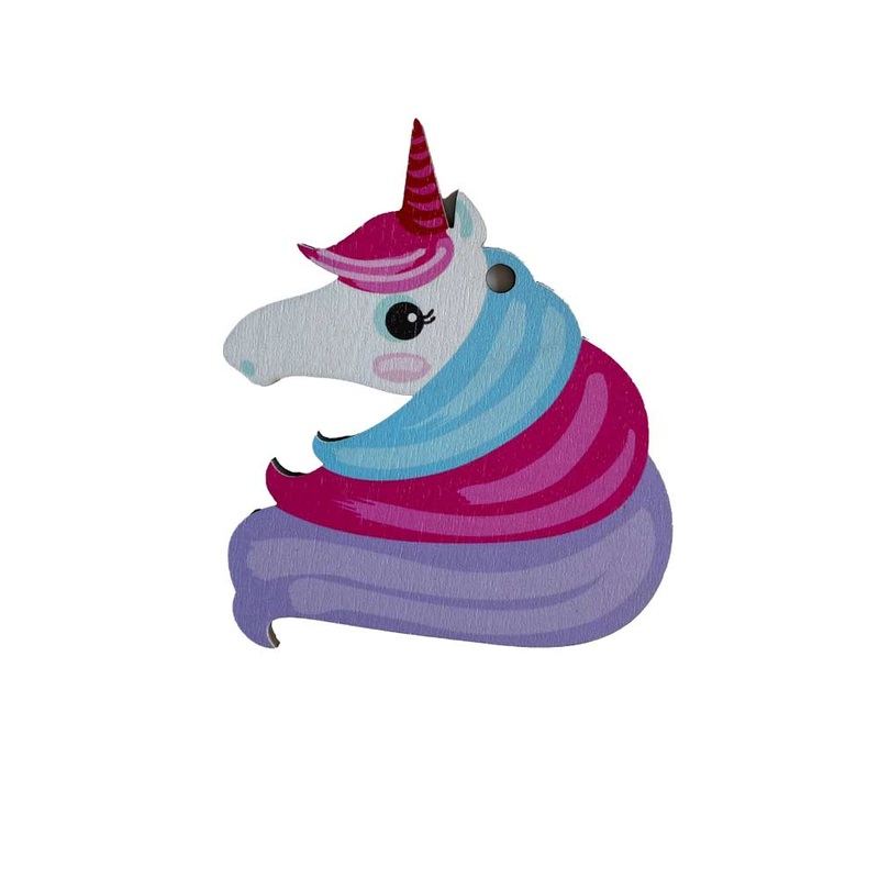 Personalized  Wooden Christmas Ornament Unicorn (Standard)