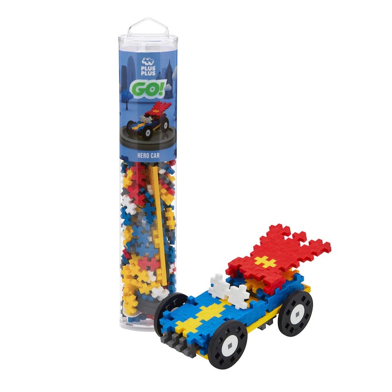 Plus-Plus Tube – 200 pc Color Cars – Hero