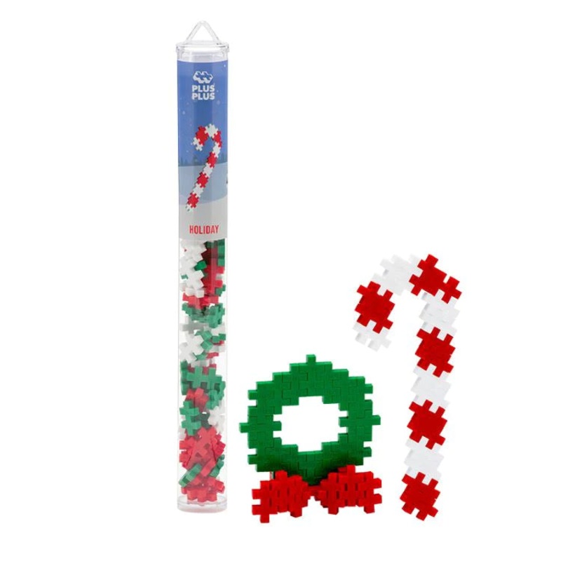 Plus-Plus Tube – Holiday Mix