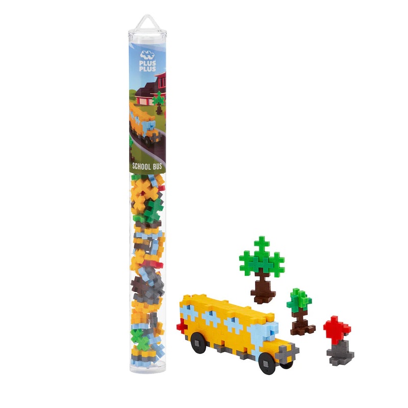Plus-Plus Tube – School Bus