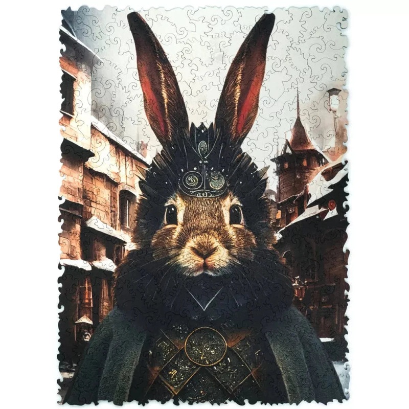 Pop-Art – Count Rabbit Wooden Puzzle – 250 Pieces