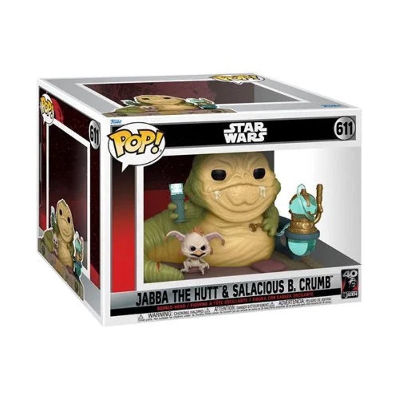Return of the Jedi: 40th Anniversary – Jabba and Salacious Crumb Deluxe Funko Pop! Vinyl Figure