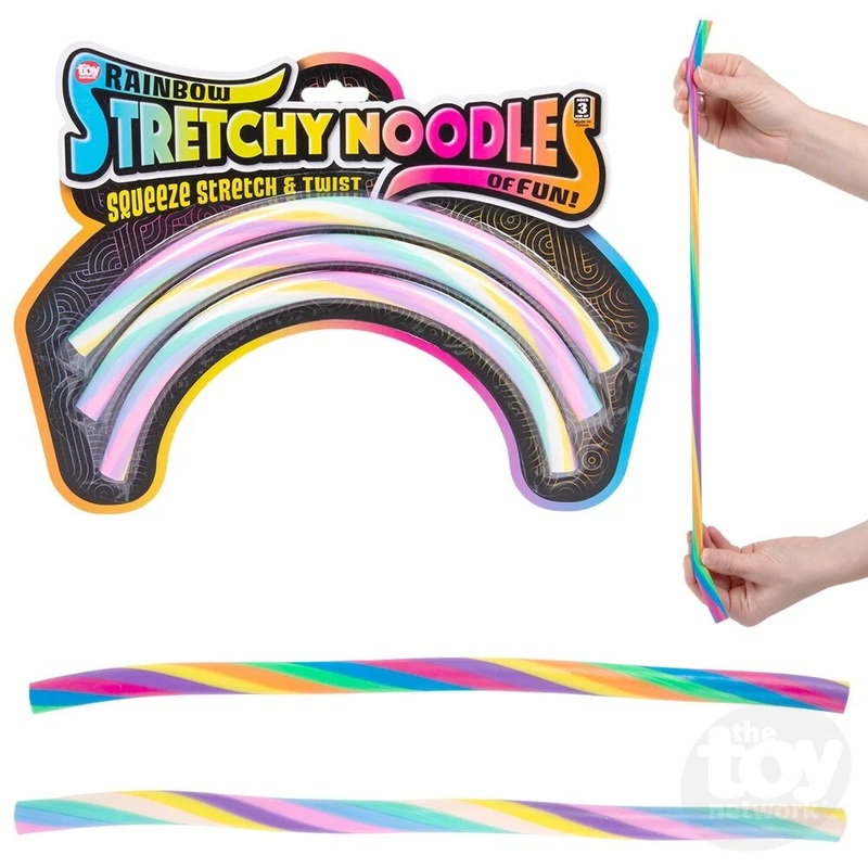 13 Rainbow Stretchy Noodle – 3 Pack
