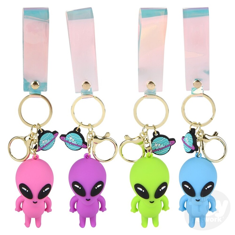 2.25 Alien Charm Wristlet Backpack Keyring