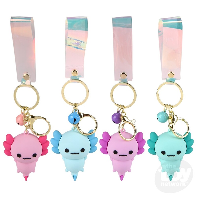 2.25 Axolotl Charm Wristlet Backpack Keyring