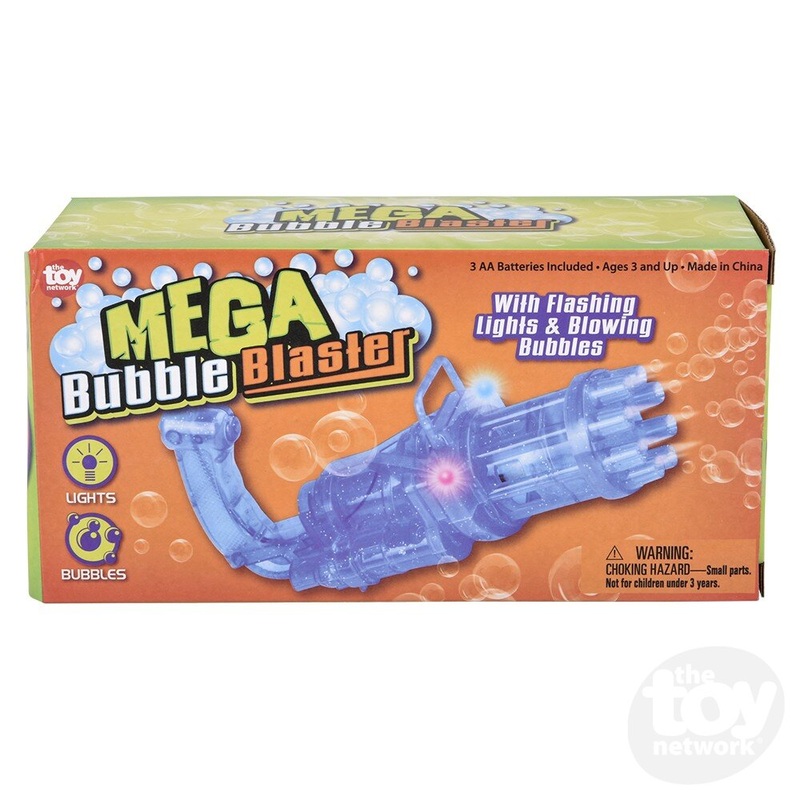 8 Light-Up Gatling Bubble Blaster