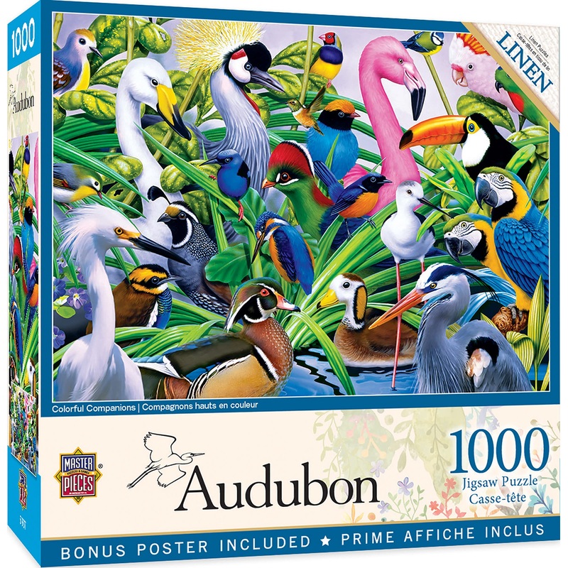 Audubon – Colorful Companions – 1000 Piece Puzzle