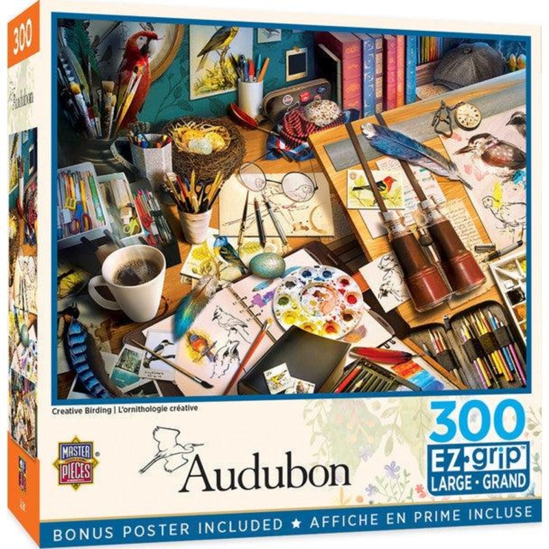 Audubon – Creative Birding – 300 Piece EZGrip Puzzle