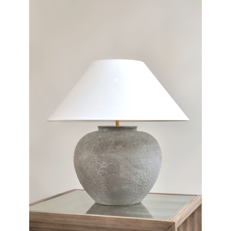 Casey Grey Ceramic Table Lamp