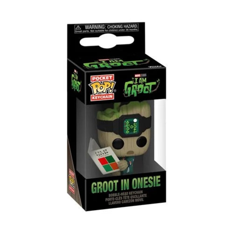 I Am Groot – Groot in Onesie Funko Pocket Pop! Key Chain