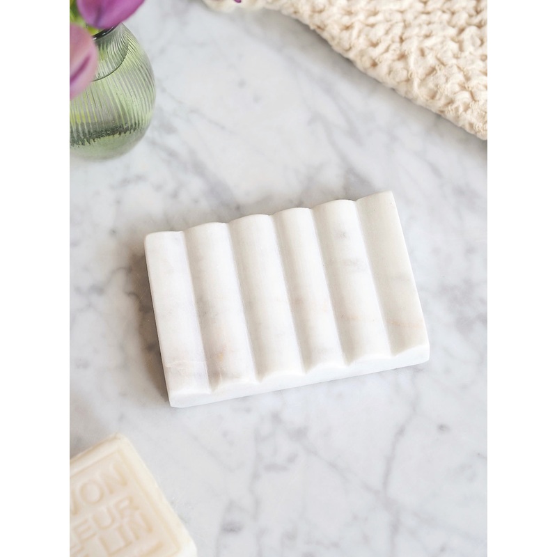 Carved Marble Soap Dish