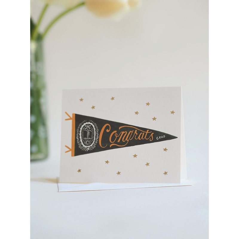 Congrats Pennant Card