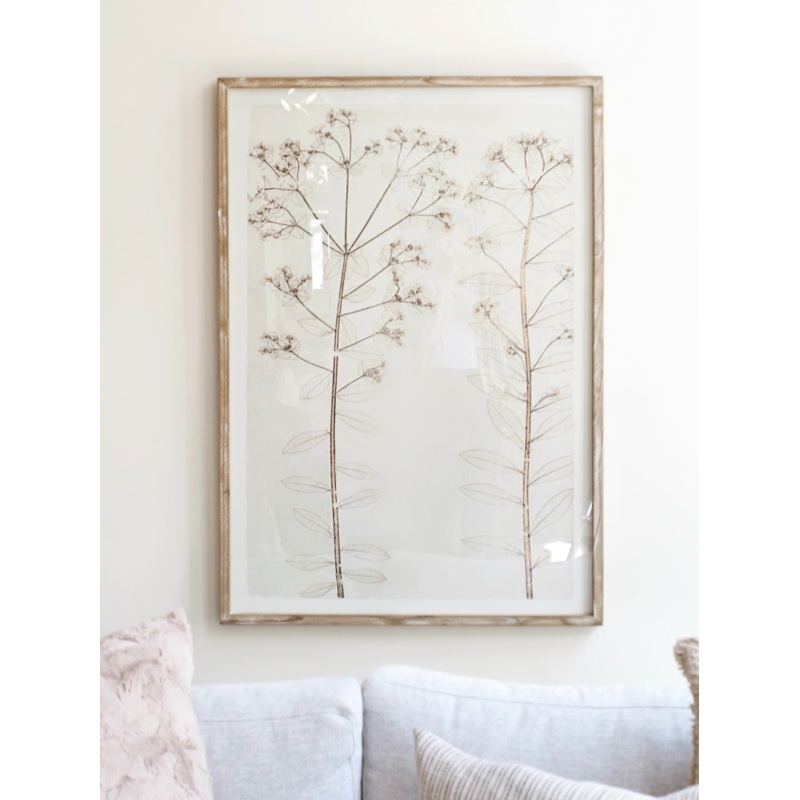 Framed Wildflowers Art Print | 27.5×39