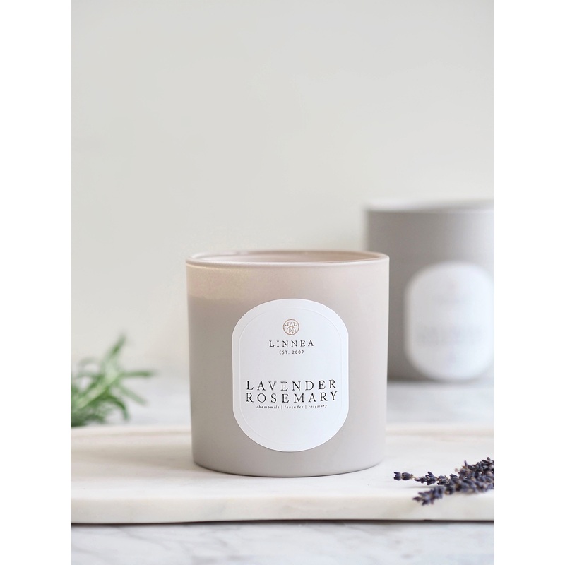 Lavender Rosemary 3 Wick Candle