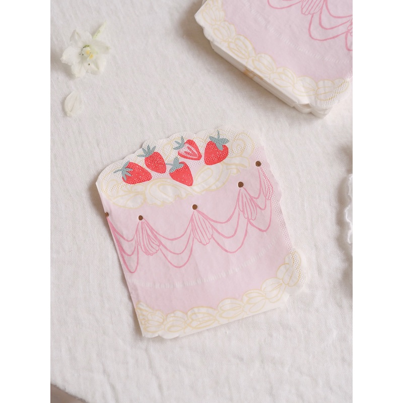 Pink Cake Napkins
