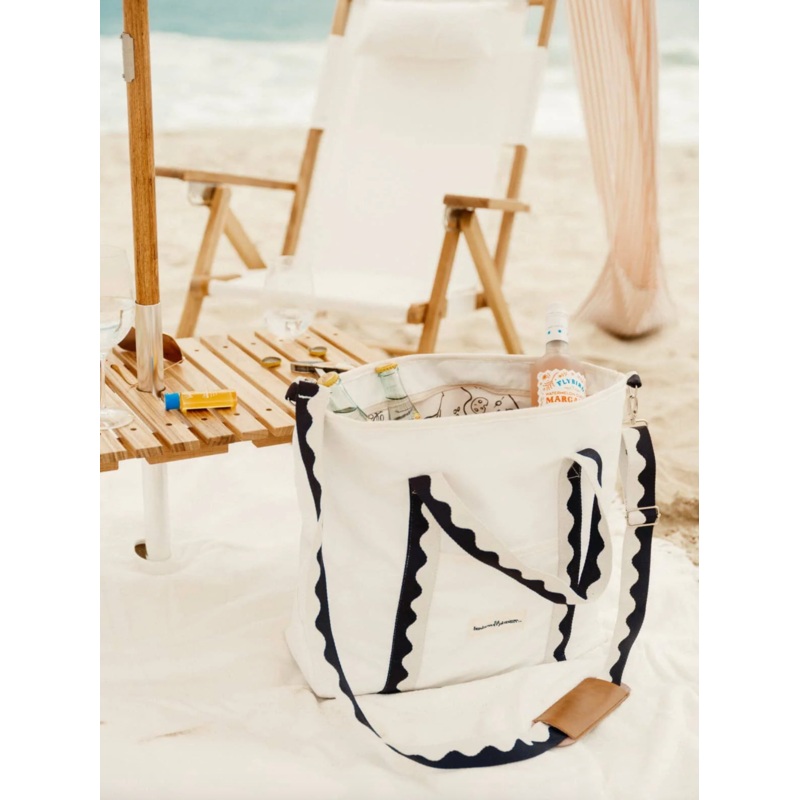 Riviera White Cooler Tote Bag