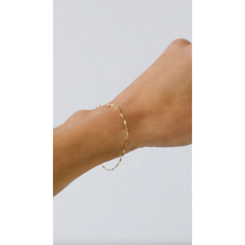 Shimmer Mirror Bracelet | 14K Gold