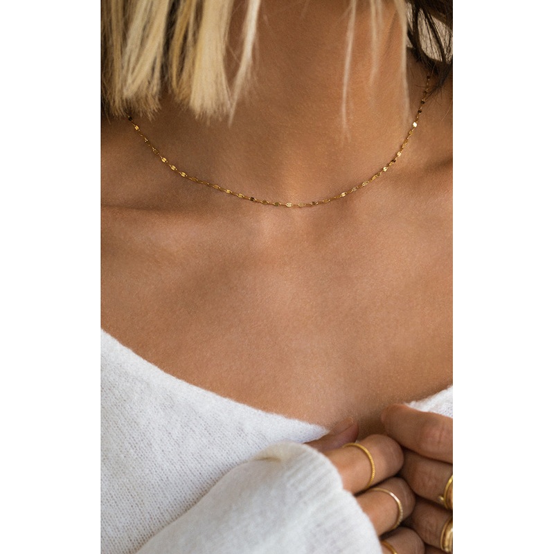 Shimmer Necklace | 10K Gold