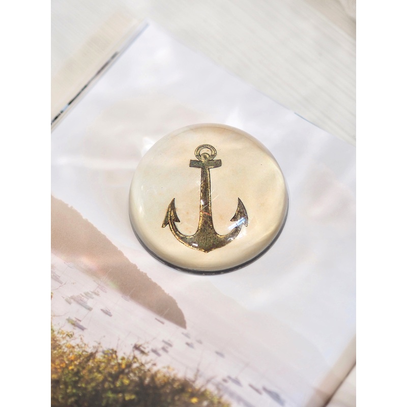 Anchor Dome Paperweight