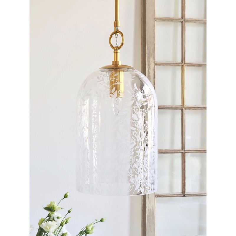 Belleville Antique Brass Pendant
