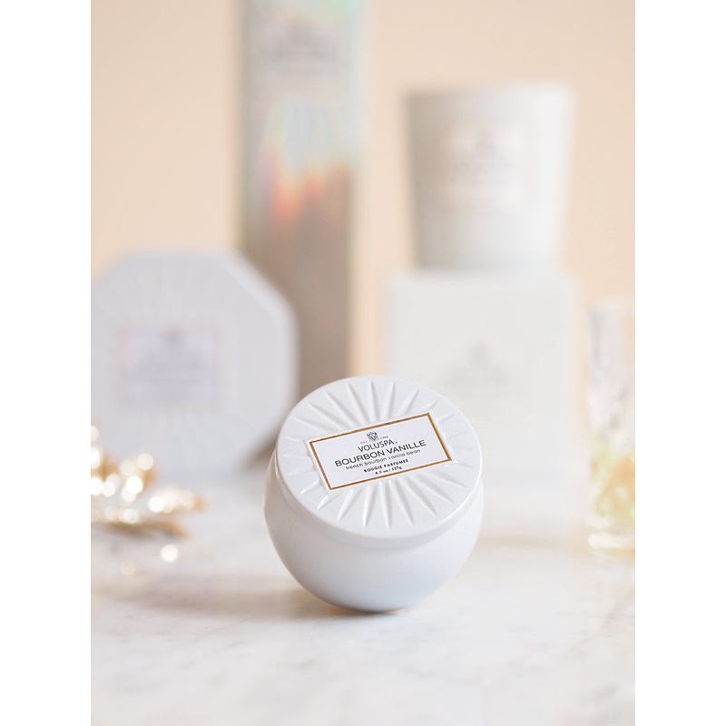 Bourbon Vanille Mini Tin Candle