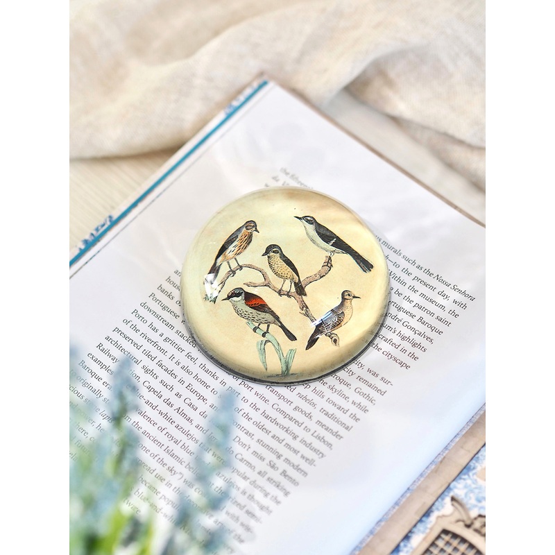 Feathered Friends Dome Paperweight