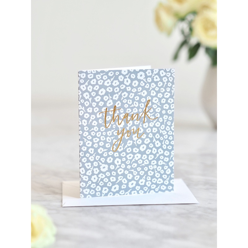 Floral Thank You Card