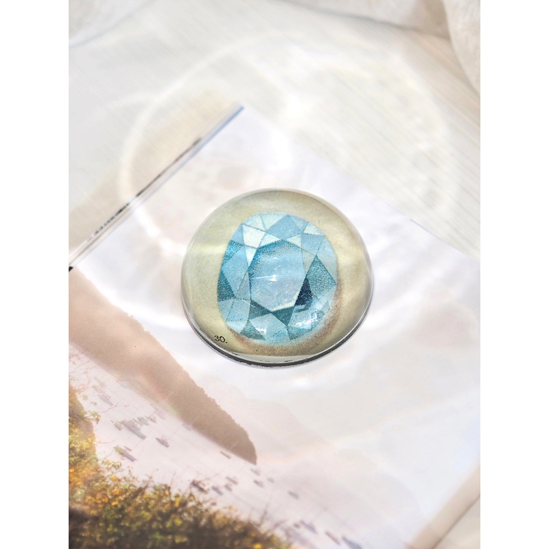 Hope Blue Diamond Dome Paperweight