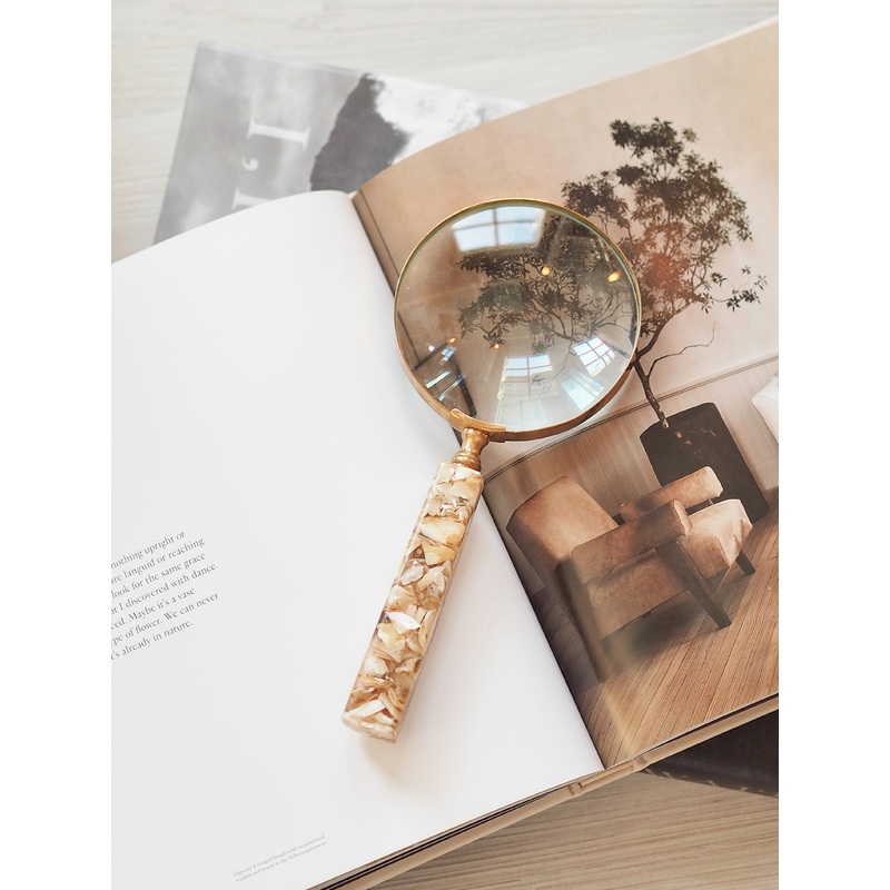 Mother of Pearl Magnifying Glass
