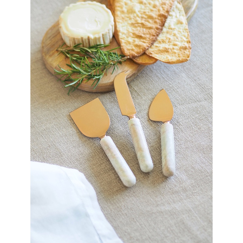 Waterfall Marble Cheese Knives