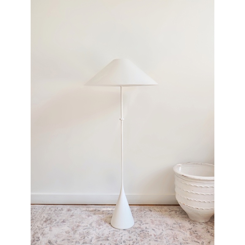 Zealous White Floor Lamp