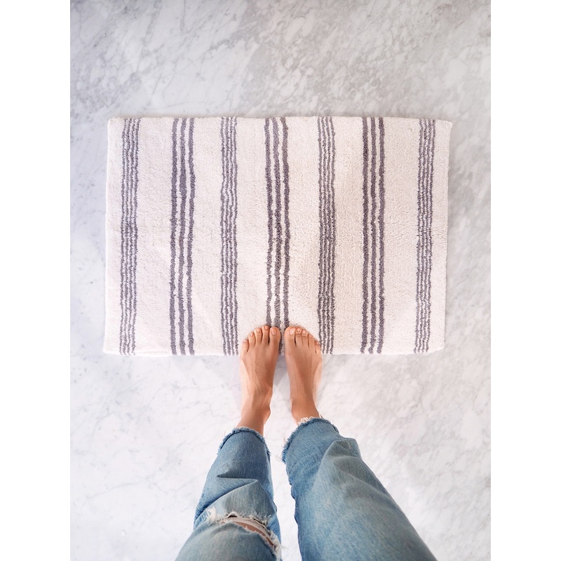 Addison Stripe Bath Mat