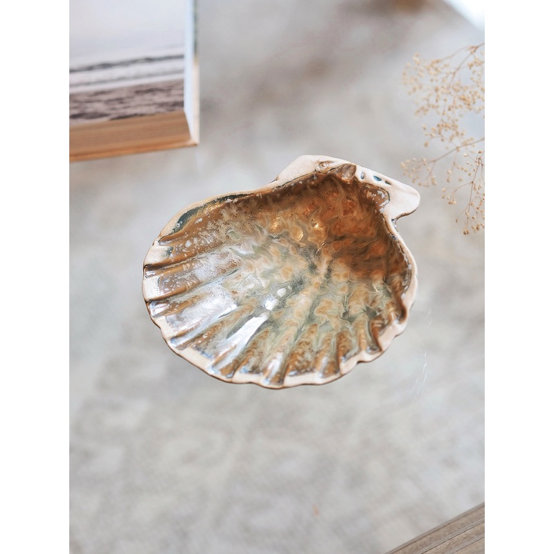 Blue Seashell Dish