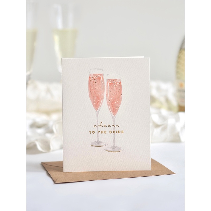 Bubbles For the Bride Greeting Card