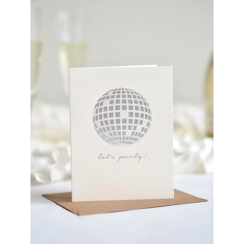 Disco Ball Birthday Greeting Card