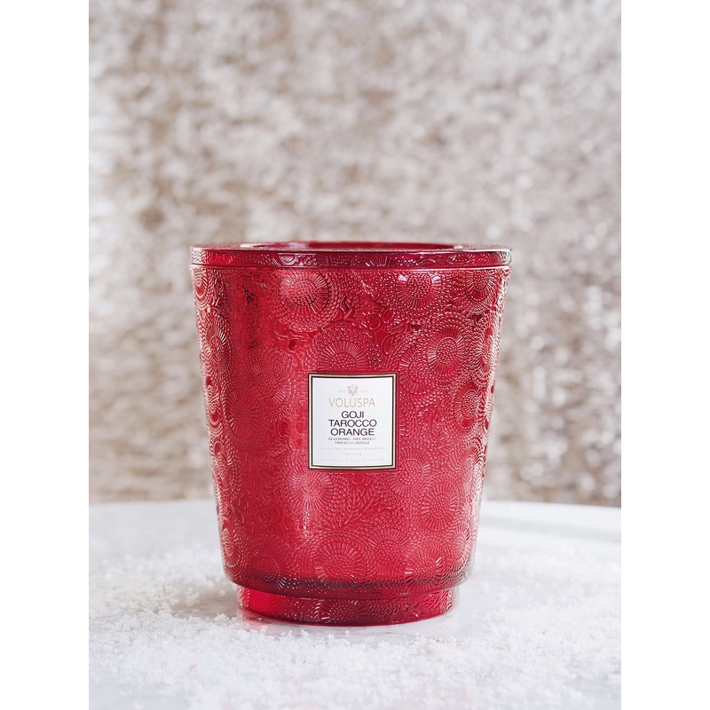 Goji Tarocco Orange Hearth 5 Wick Candle
