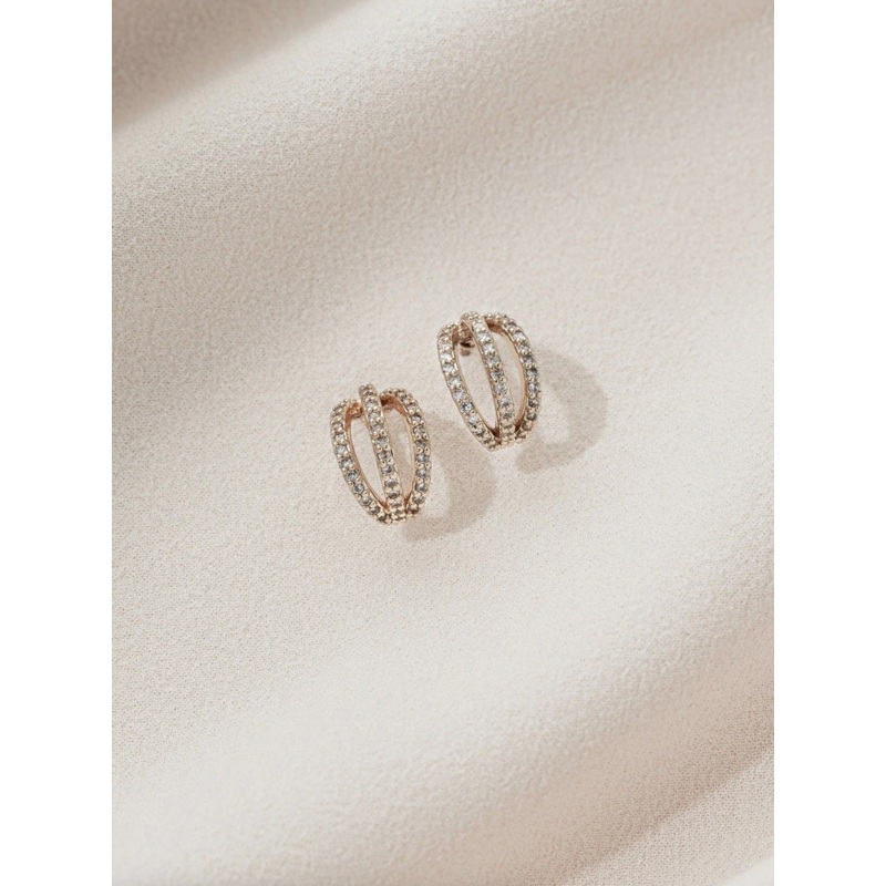 Harper Huggie Hoops