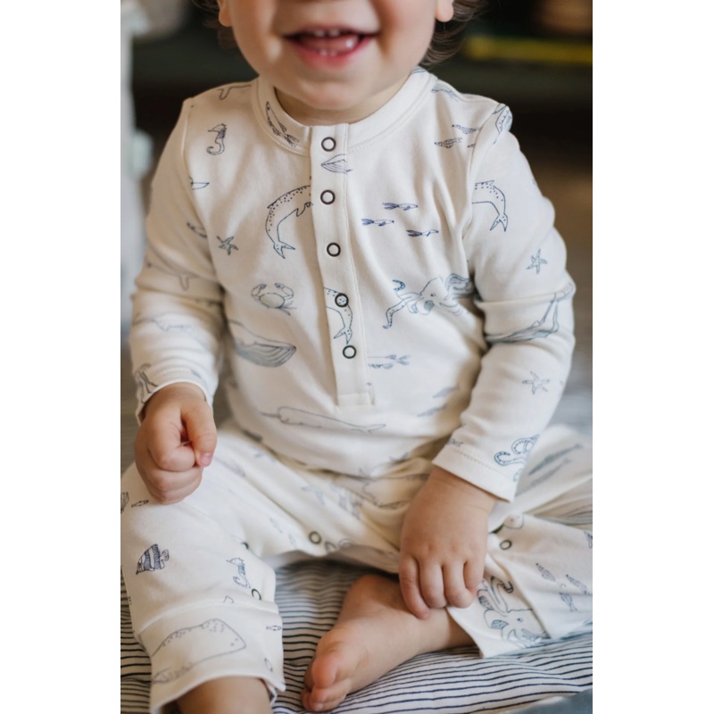 Life Aquatic Pocket Romper