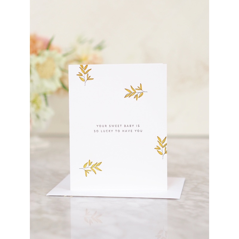 Sweet Lucky Baby Card