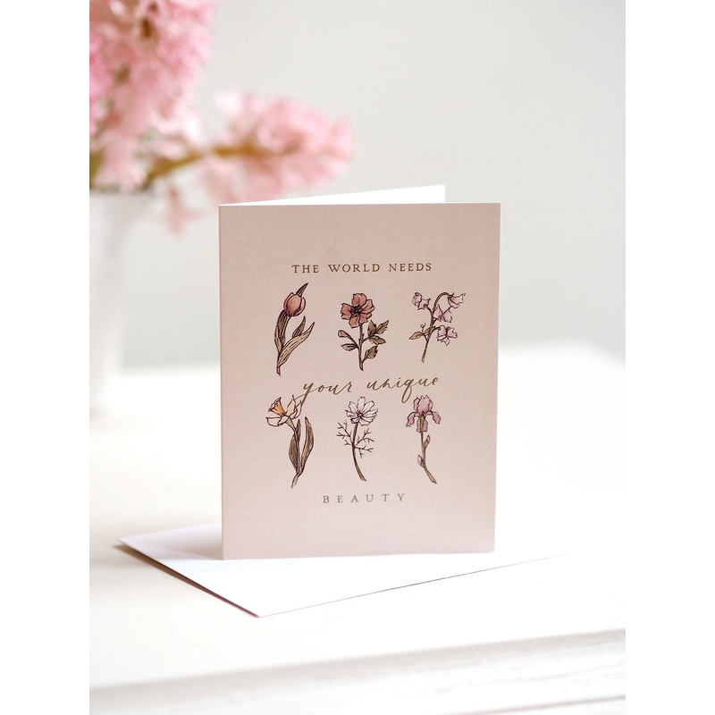 Unique Beauty Card