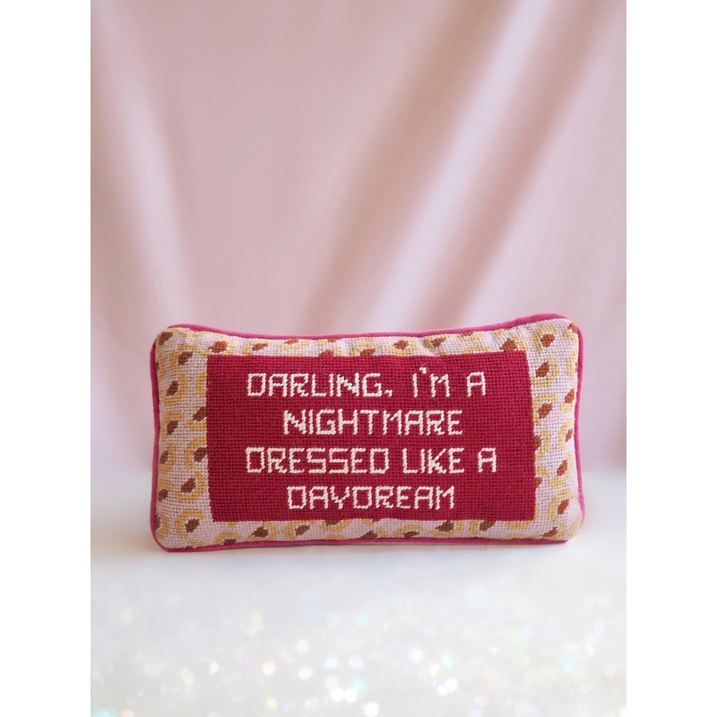 A Daydream Needlepoint Pillow | 8×14