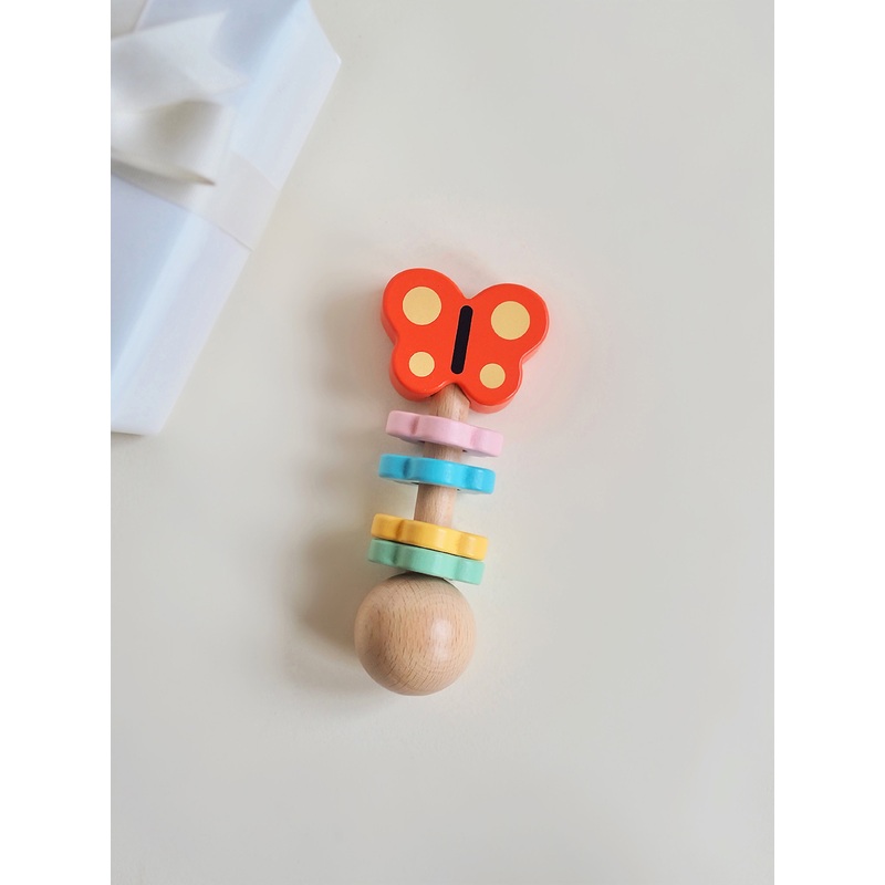 Butterfly Wooden Shaker