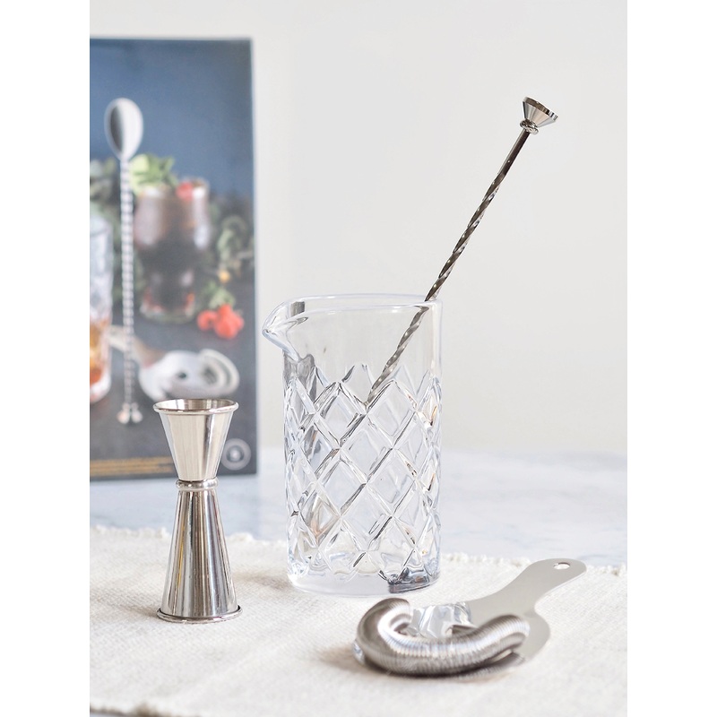 Embossed Cocktail Mixing Set