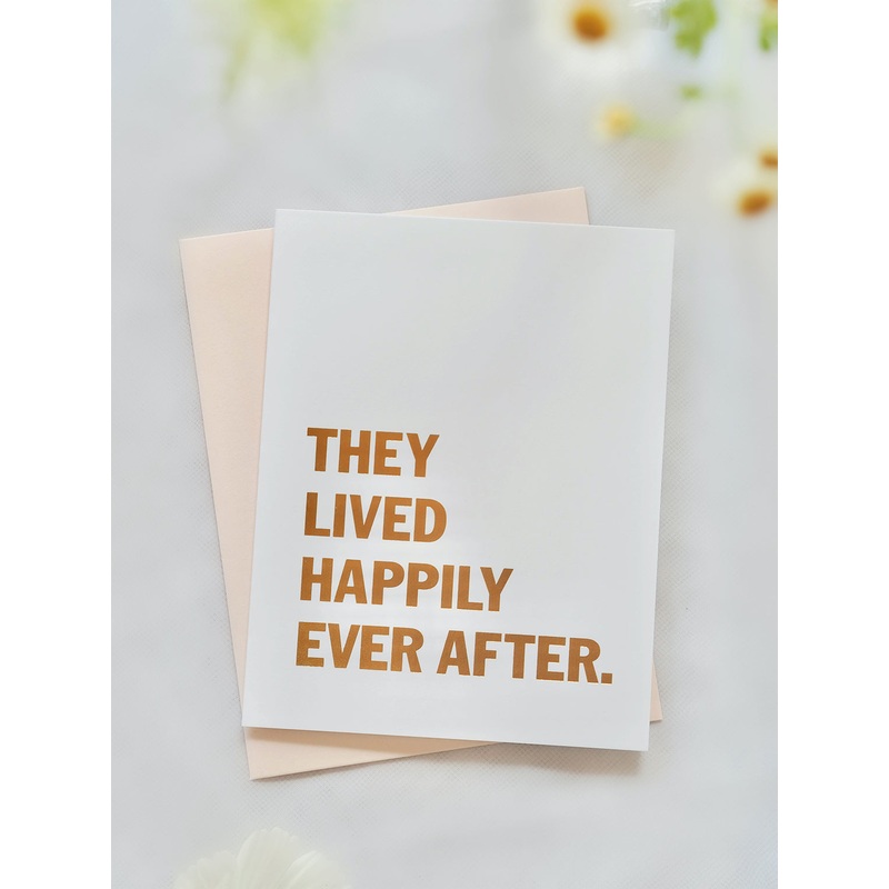 Lived Happily Card