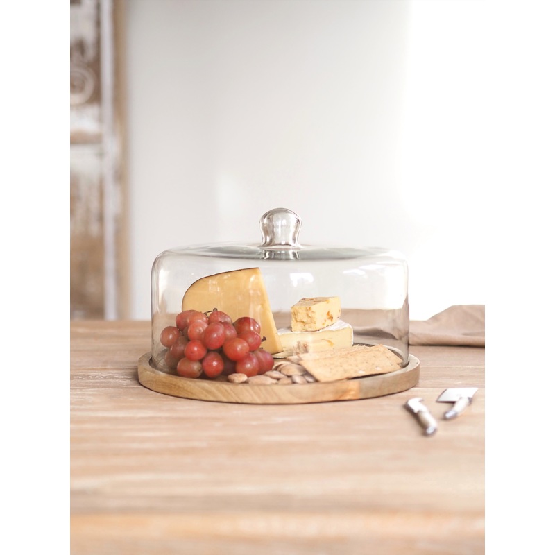 Violette Cheese/Cake Plate w/ Dome